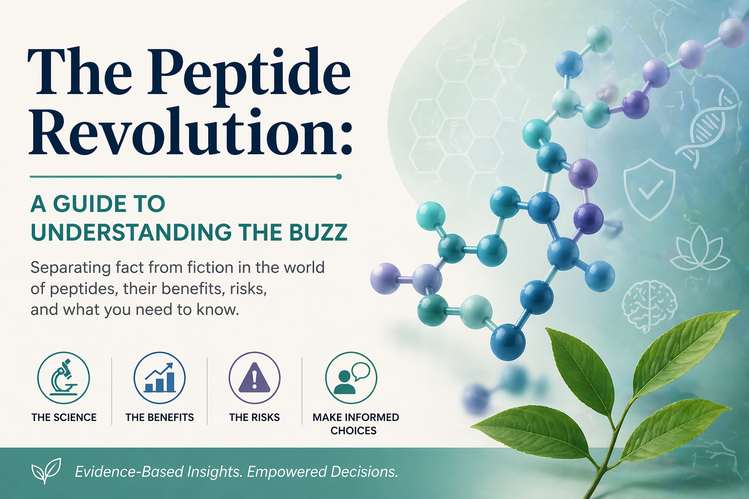 Image showcasing the peptide revolution for thrive