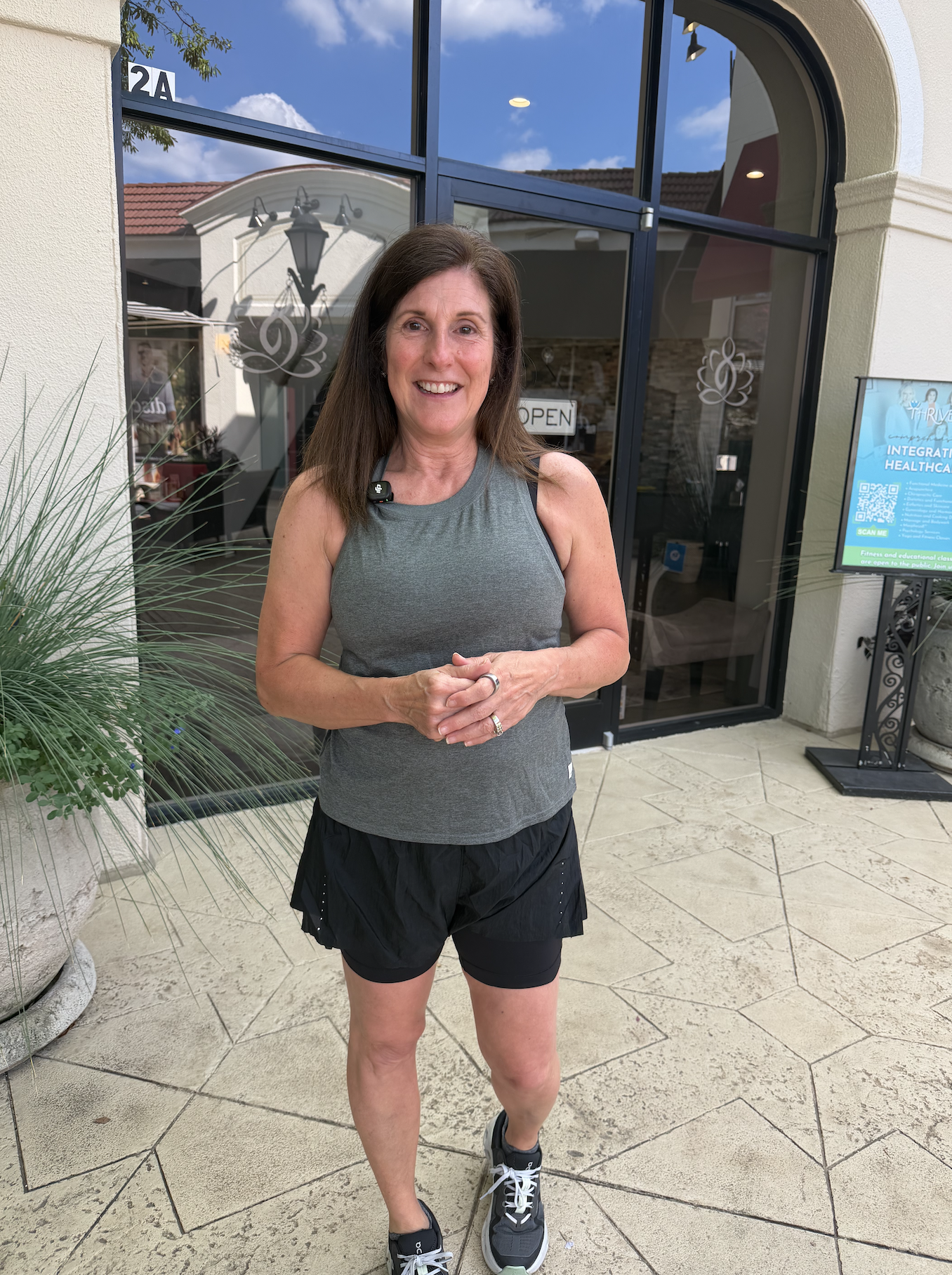 nancy talking about running a mile